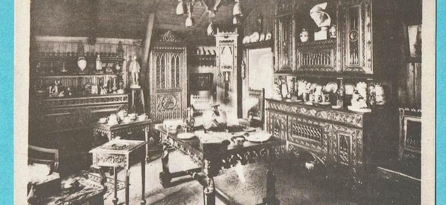 История предмета: буфет с резными композициями 1850-х гг.