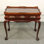 Антикварный чайный столик в стиле Чиппендейл 1940-х гг. 