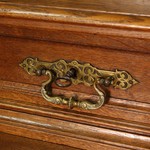 Антикварный немецкий буфет с раскрепованным фасадом и арочной нишей 1870-х гг. 