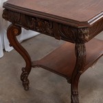 Антикварный дубовый стол в стиле неоренессанс 1860-х гг. 