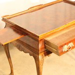 Антикварный чайный столик в стиле Чиппендейл 1910-х гг. 