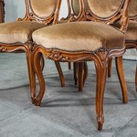 Комплект из четырех винтажных стульев в духе «второго» рококо 1960-х гг.