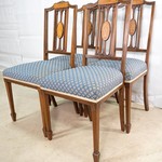 Комплект антикварных стульев из палисандра 1880-х гг.