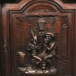 Антикварный буфет с резным убранством 1860-х гг. 