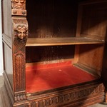 Антикварный французский буфет с резными панно и фигурами 1850-х гг. 