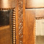 Антикварный чайный столик тёмного дуба 1910-х гг. 