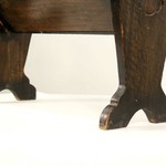 Антикварная газетница с резным бортиком 1910-х гг. 