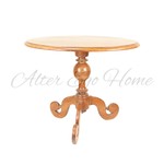 Антикварный чайный столик с круглой столешницей 1850-х гг. 