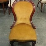 Антикварное кресло-туфелька 1850-х гг. 