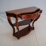 Антикварный консольный стол с ажурной резьбой 1850-х гг.