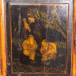 Антикварный шкафчик тикового дерева 1890-х гг.
