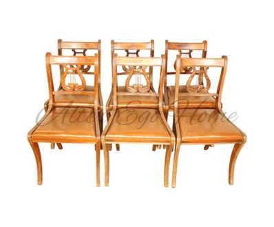 Комплект из 6-ти антикварных стульев в стиле неоклассицизм 1950-х гг. 