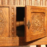 Антикварный дубовый сундук 1920-х гг. 