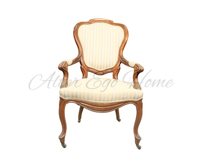 Антикварное кресло в стиле неорококо 1850-х гг. 