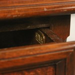 Пара антикварных прикроватных тумб 1960-х гг. 