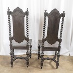 Антикварный стул с инкрустацией беренады 1840-е гг. 
