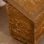 Антикварный сундук из латуни 1900-х гг. 