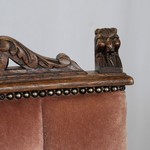 Комплект из шести антикварных стульев в стиле неоренессанс со спинкой капитоне 1860-х гг. 