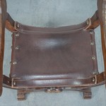 Курульное кресло с медальоном 1960-х гг.
