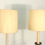 Пара антикварных напольных ламп 1890-х гг. 