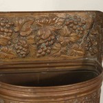 Антикварная подставка для зонтов из меди 1910-х гг. 