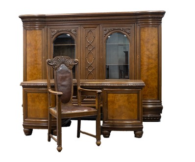 Мебельный гарнитур для кабинета 1900-х гг.