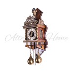Винтажные настенные часы с декоративными колоннами
