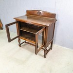 Антикварный чайный столик из дубового массива 1910-х гг.