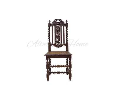 Комплект антикварных стульев с архитектурной спинкой 1850-х гг.