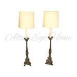 Пара антикварных напольных ламп 1890-х гг. 