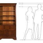 Книжный шкаф для домашней библиотеки