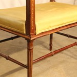 Антикварный табурет в стиле неогрек 1890-х гг. 