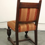 Комплект антикварных стульев с пышными сиденьями 1910-х гг. 