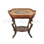 Антикварный чайный столик со съемным подносом 1840-х гг.