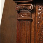 Антикварный дубовый сервант 1840-х гг. 