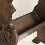 Антикварная газетница с резным бортиком 1910-х гг. 