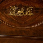 Антикварный книжный шкаф с стиле ампир 1870-х гг. 