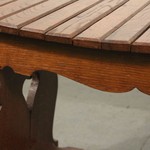 Антикварный табурет с фигурным сидением 1920-х гг. 