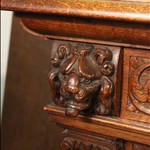 Антикварный дубовый сервант 1840-х гг. 