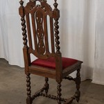 Комплект из 5-ти антикварных стульев со спинкой из сквозной резьбы 1850-х гг. 