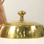 Антикварное декоративное ведро из комбинированного металла 1850-х гг. 