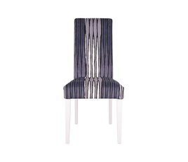 Фиолетовый стул с деревянным каркасом