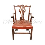 Антикварное кресло в стиле Чиппендейл 1890-х гг. 