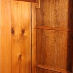 Пара антикварных шкафов светлого ореха 1840-х гг. 