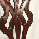 Антикварное кресло в стиле Чиппендейл 1890-х гг. 