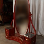Антикварное напольное зеркало в стиле шинуазри 1910-х гг. 