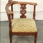 Пара антикварных кабинетных кресел 1840-х гг. 