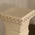 Антикварная тумба-подставка из керамики 1920-х гг. 