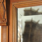 Антикварное настенное зеркало 1890-х гг. 