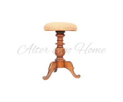 Антикварный стульчик для пианино 1850-х гг. 